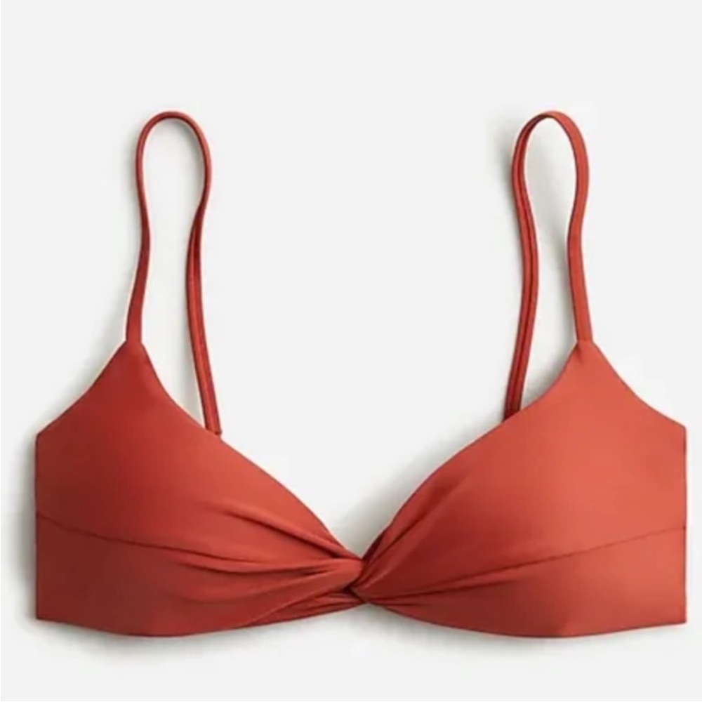 J. Crew Strappy Twist Bikini Top, Size XL, NWT